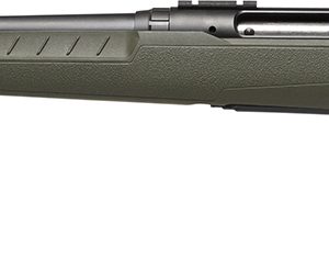 Savage Arms 32128 Axis 2 Compact 223 Rem 4+1 20" Matte Black Heavy Sporter Barrel, Matte Black Drilled & Tapped Carbon Steel Receiver, Fixed OD Green Synthetic Stock, Left Hand