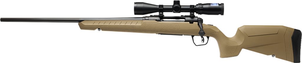 Savage Arms 32200 Axis 2 XP Combo 400 Legend 4+1 22" Black Sporter Barrel, Black Drilled & Tapped Steel Receiver, Fixed Flat Dark Earth Synthetic Stock, Left Hand, Boresighted 3-9x40