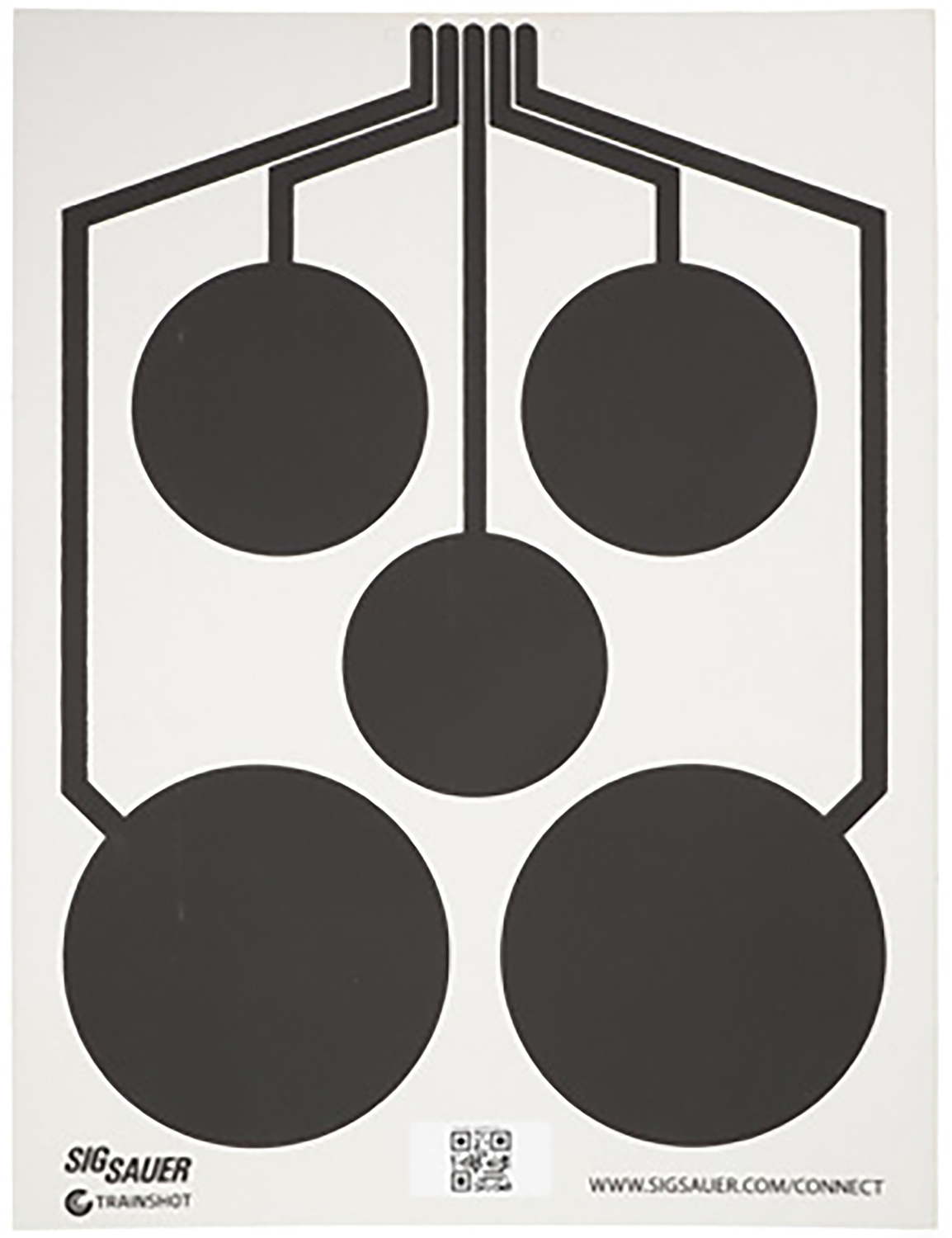 Sig Sauer T300 Replacement Target Multi Zone Hanging Black/White