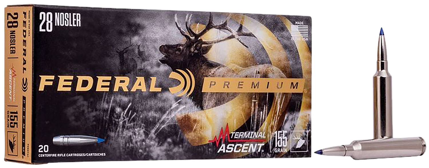 Federal 28 Nosler 155gr, 20-Round Box