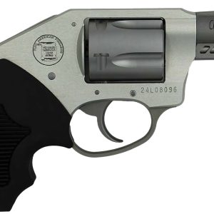 Charter Arms 53801 Off Duty Coyote 380 ACP 5rd 2" Matte Stainless Ported Barrel & Cylinder, Anodized Aluminum Frame, Black Finger Grooved Rubber Grip, Concealed Hammer