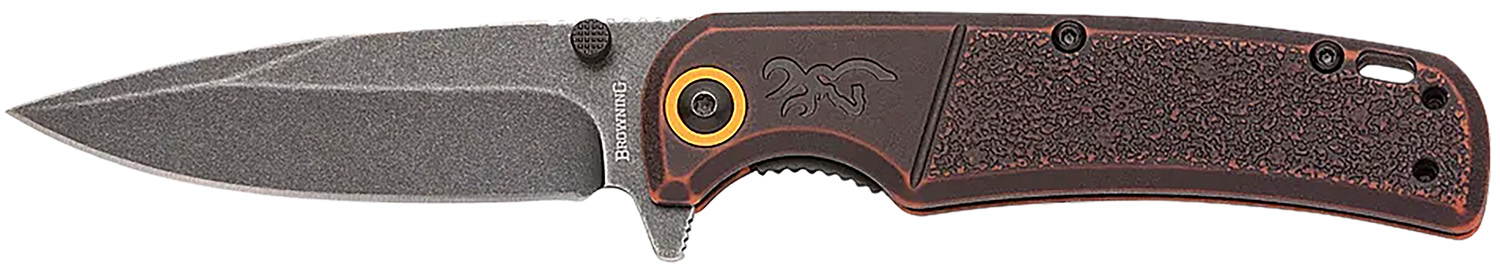Browning Buckmark EDC Slim Folding Knife, 3.13" D2