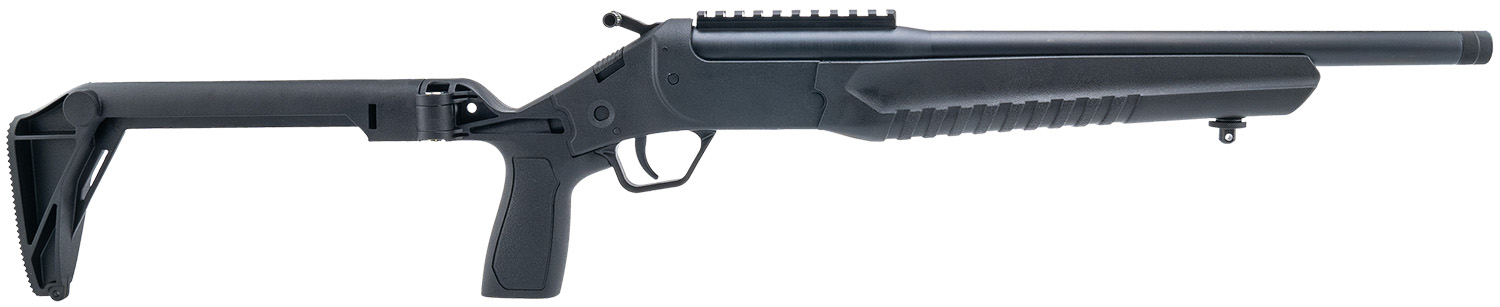 Rossi LWC0556-BKFS LWC 5.56x45mm NATO Single Shot 16.50" Black Oxide Threaded Barrel, Black Picatinny Rail Alloy Steel Receiver, Folding Black Polymer Stock