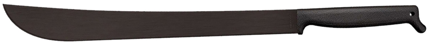 Cold Steel CS97TM21S Two Handed 21" Black Matte Anti Rust 65Mn Carbon Steel Blade, Black Polypropylene Handle 30" Long