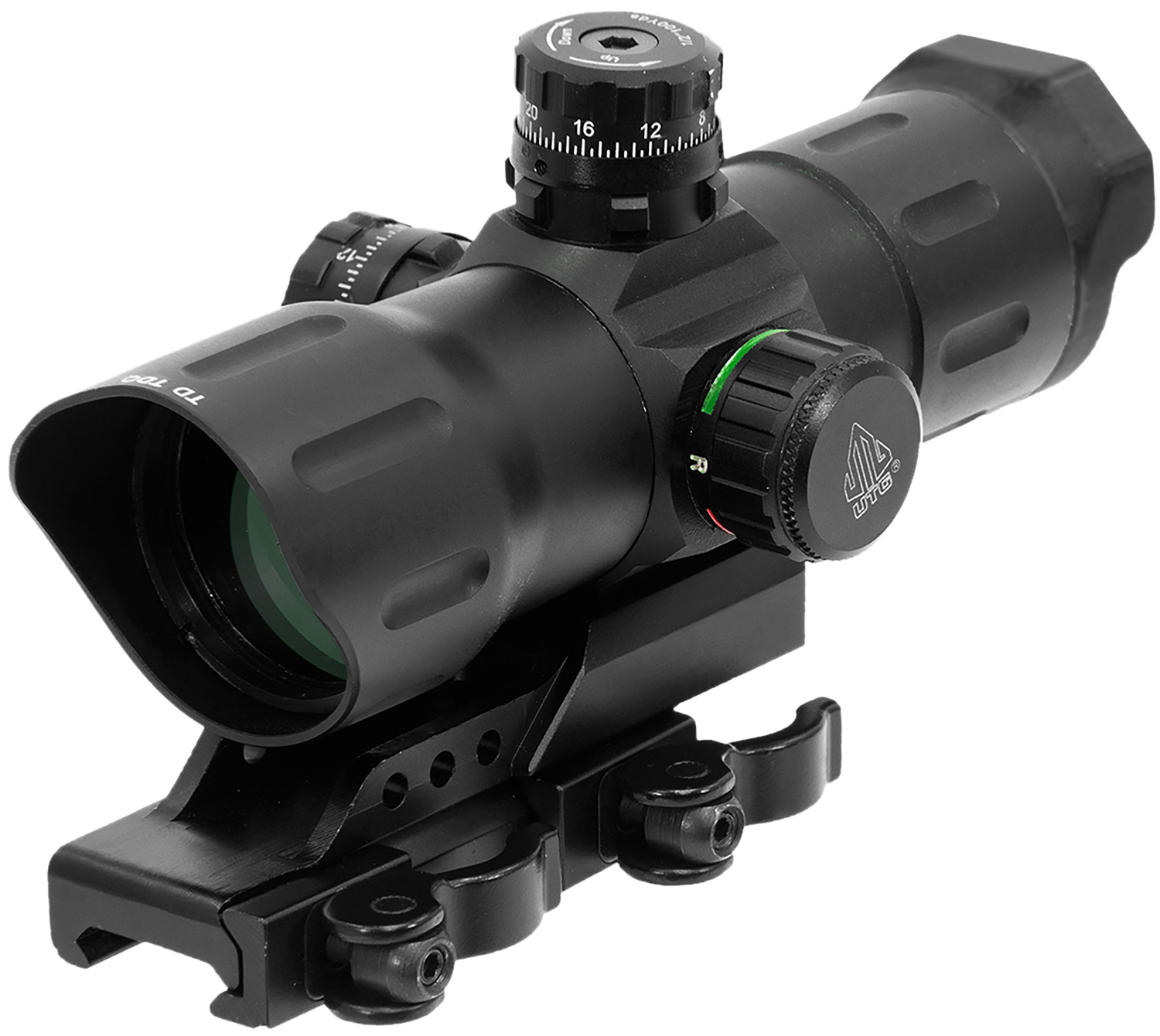 UTG SCPTDTDQ ITA 6" Tube Red/Green T-Dot Reticle Green