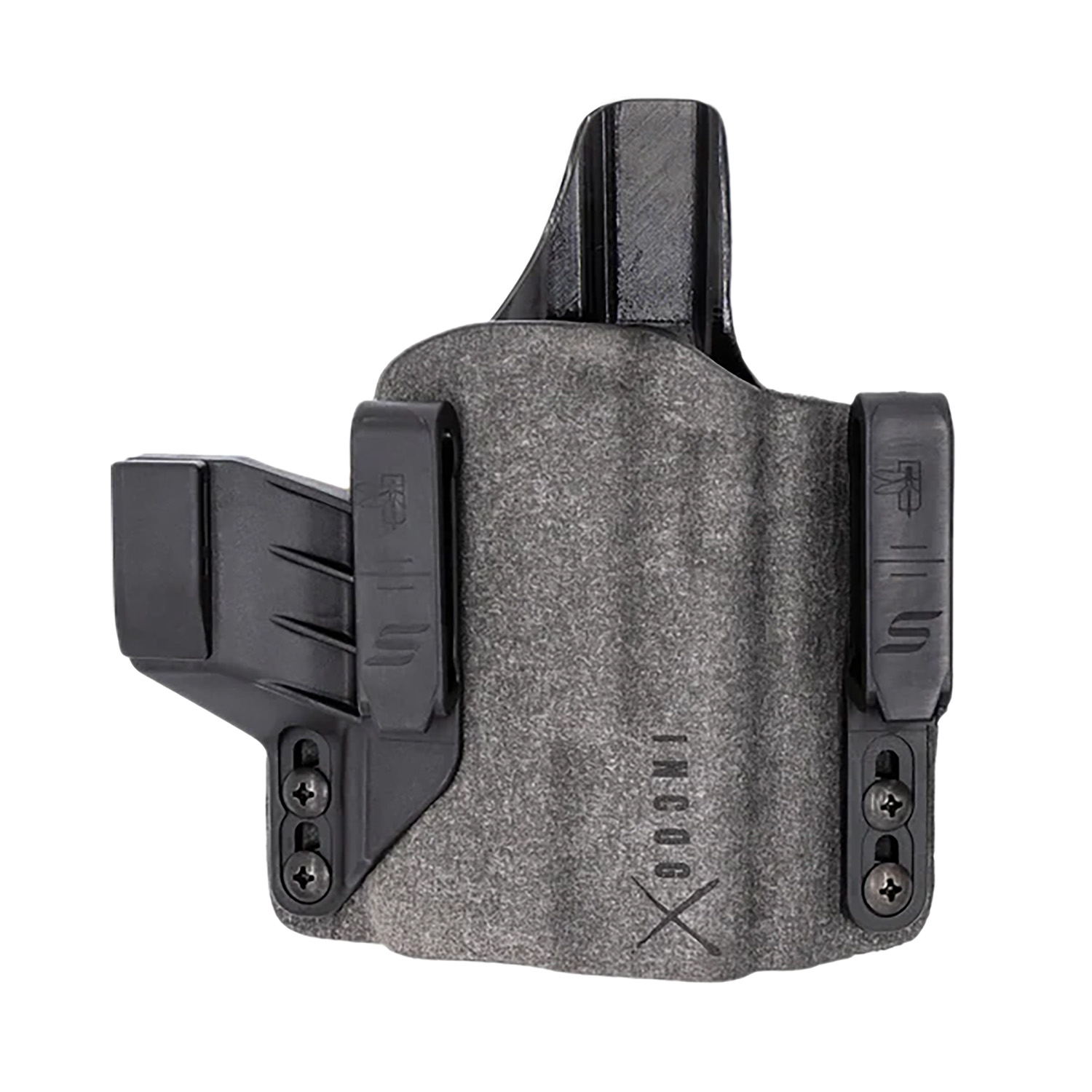 Safariland INCOG0270A7CX161 Incog X IWB Gray Cordura Fits FN 509 Belt Clip Mount, Right Hand