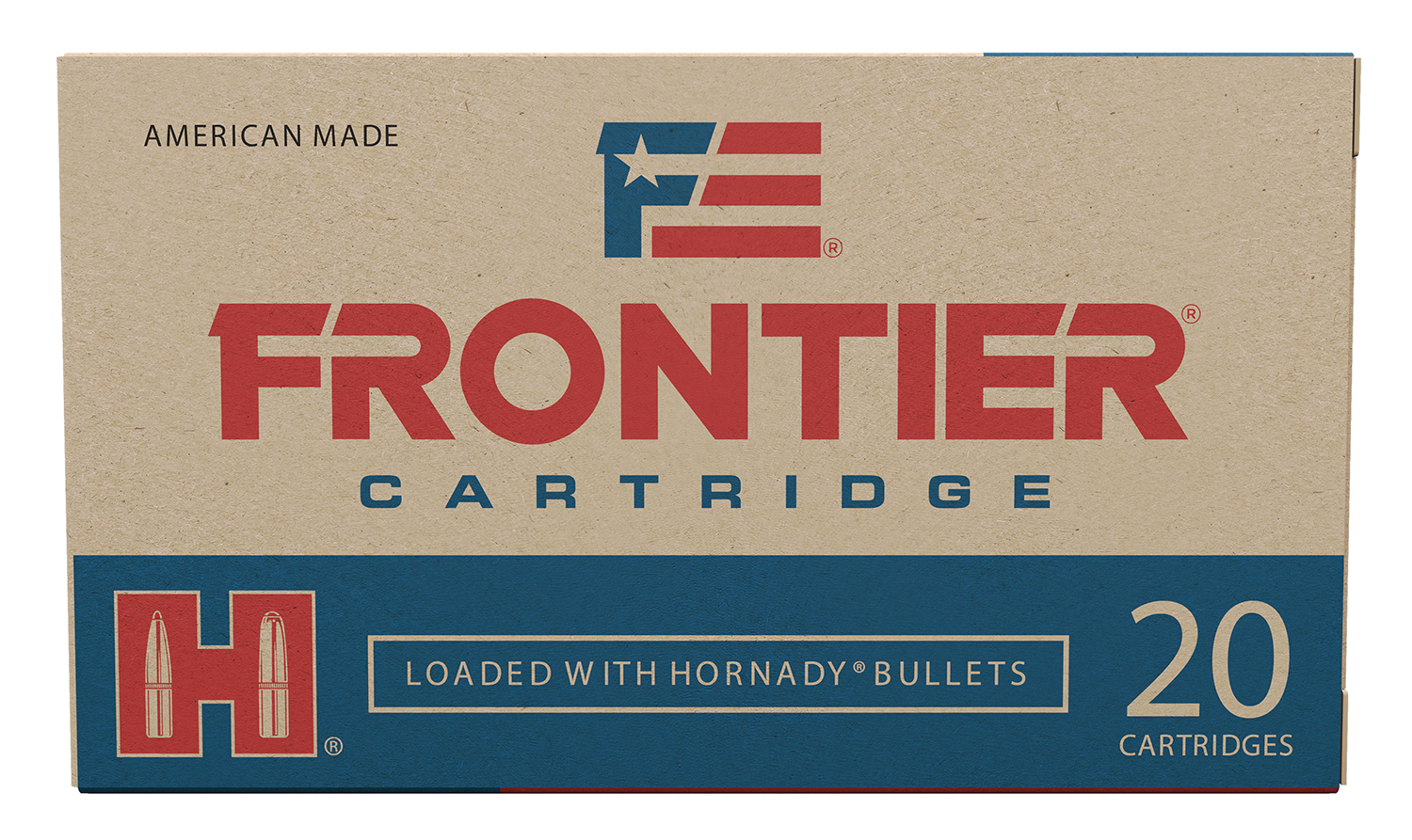 Frontier Cartridge 6mmARC 105gr FMJ, 20-Round Box