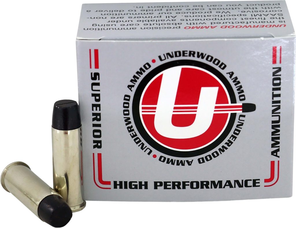 Underwood Ammo 723 Gas Check  44RemMag 305gr Hard Cast Long Wide Nose 20 Per Box/10 Case