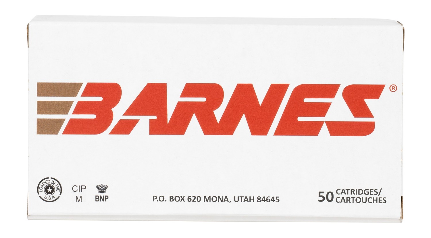 Barnes Bullets 9mmLuger 115gr JHP, 50-Round Box