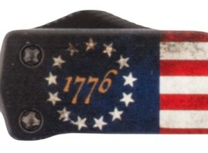 Templar Premium Weighted Betsy Ross Flag Slim OTF Knife, 3.16" D2
