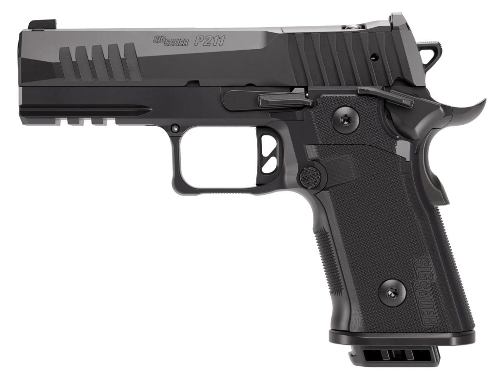 Sig Sauer 211CA9GT410 P211 GT4 Carry Frame 9mm Luger 10+1 4.20" Black Barrel, Black Nitron Stainless Steel Optic Ready/Serrated Slide & Stainless Steel Frame w/Beavertail & Picatinny Rail, G10 Grip Pa