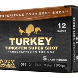 APEX AMMO GT3-9      12G 3    2-1/4 9         5/10