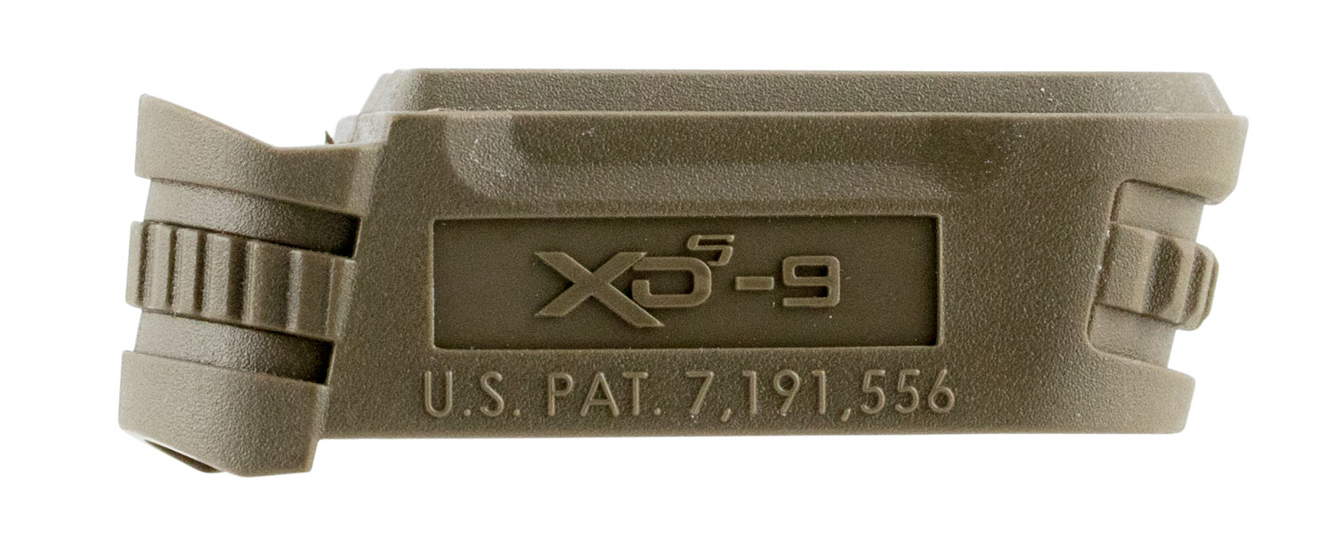 Springfield Armory Backstrap Sleeve made of Polymer with Flat Dark
