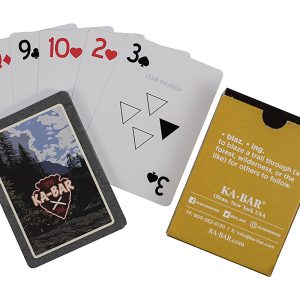 Ka-Bar 9914 Ka-Bar Playing Cards Multi-Color 3.50" Doubles as Trail