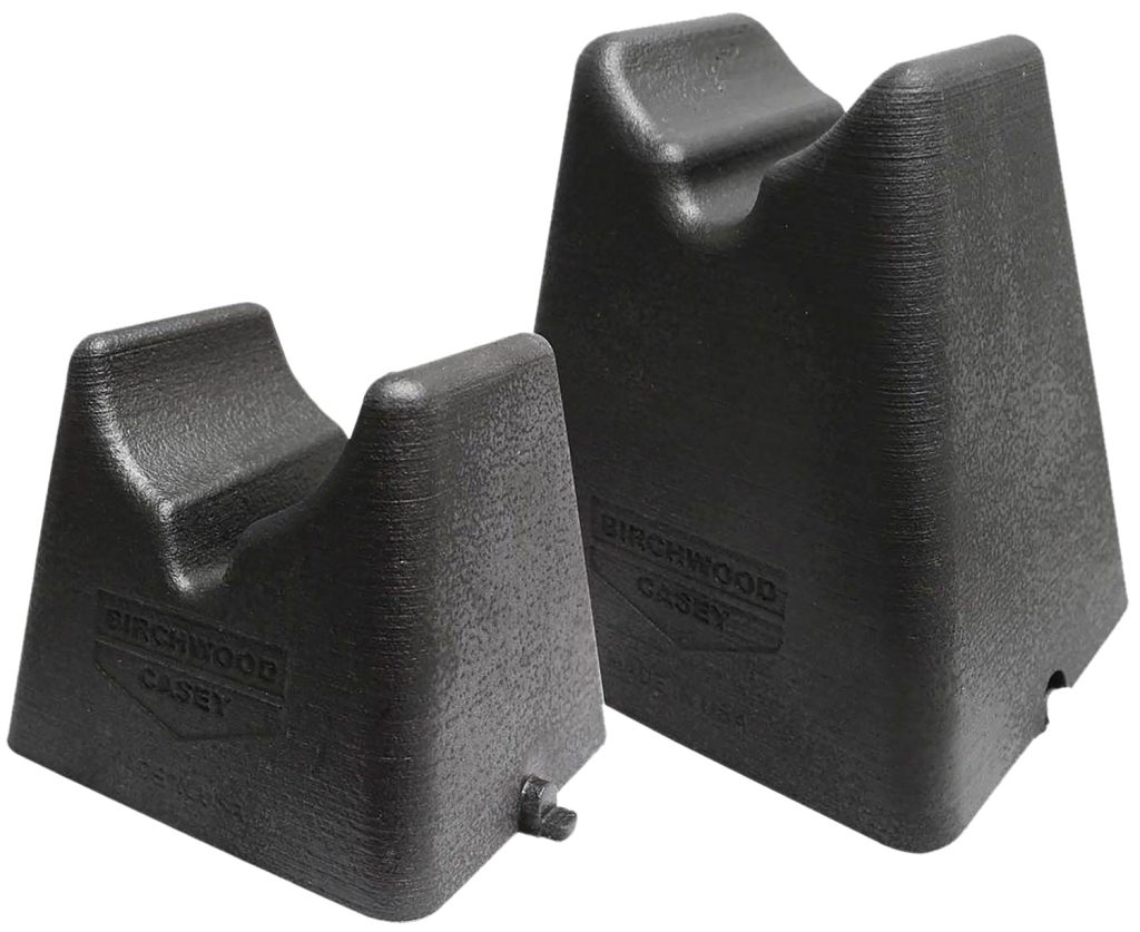 Birchwood Casey 48202 Nest Rest 2-Piece Shooting Rest Stackable Soft Rubber Small & Large Rests
