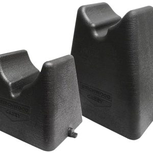 Birchwood Casey 48202 Nest Rest 2-Piece Shooting Rest Stackable Soft Rubber Small & Large Rests