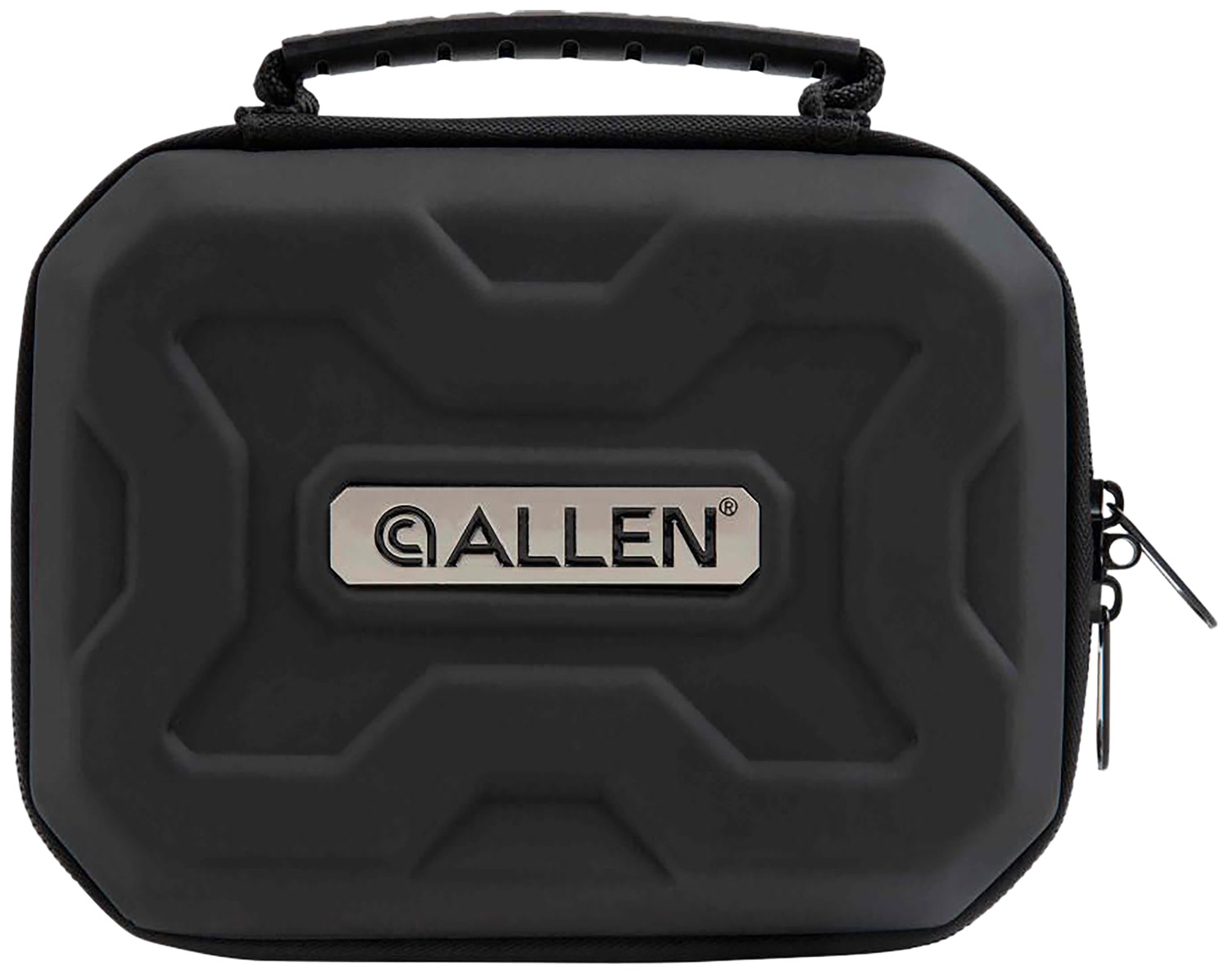 Allen 827 EXO Handgun Case Black Polymer, Molded Carry Handle