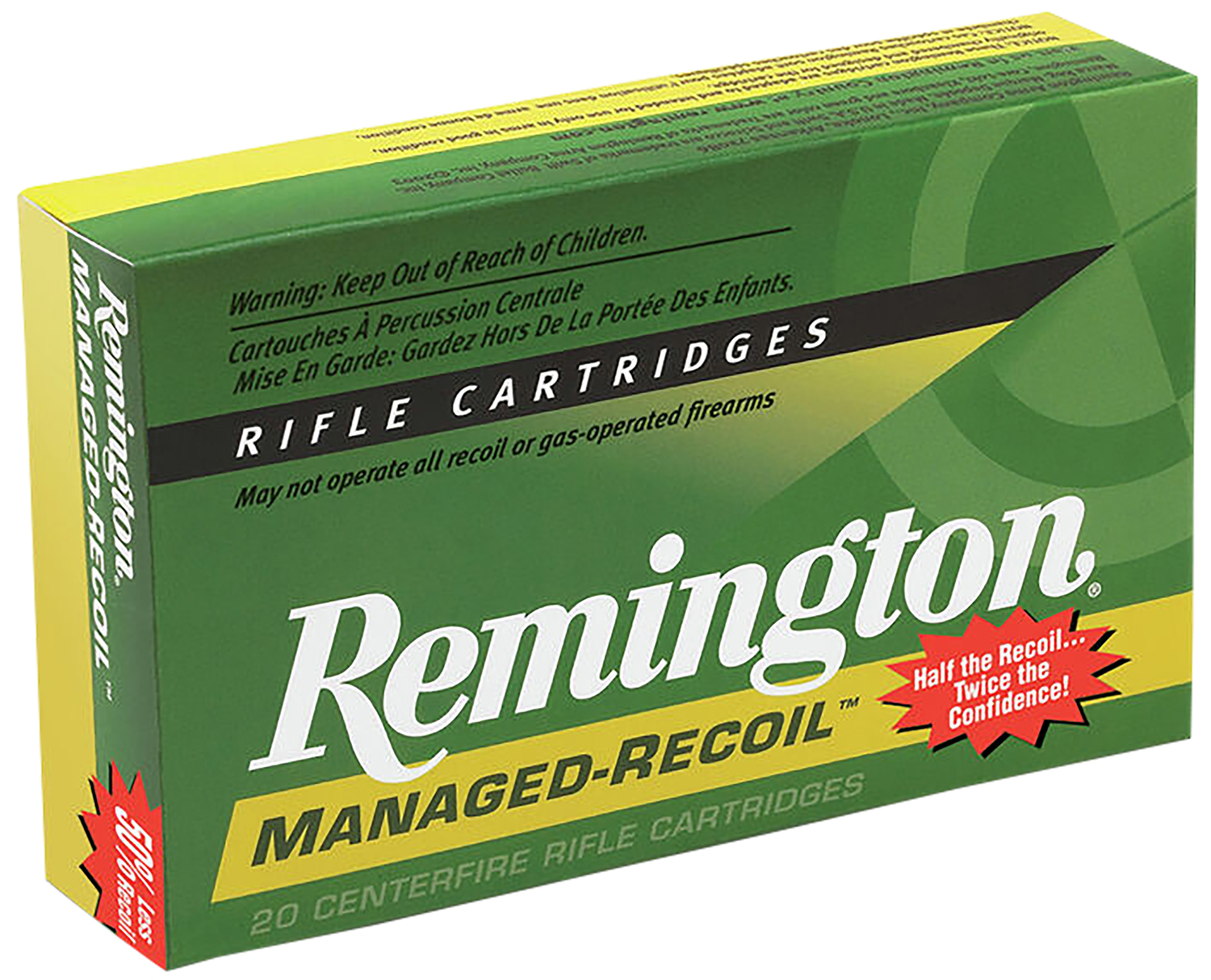 Remington Managed-Recoil 30-30 Win 125gr SP, 20-Round Box