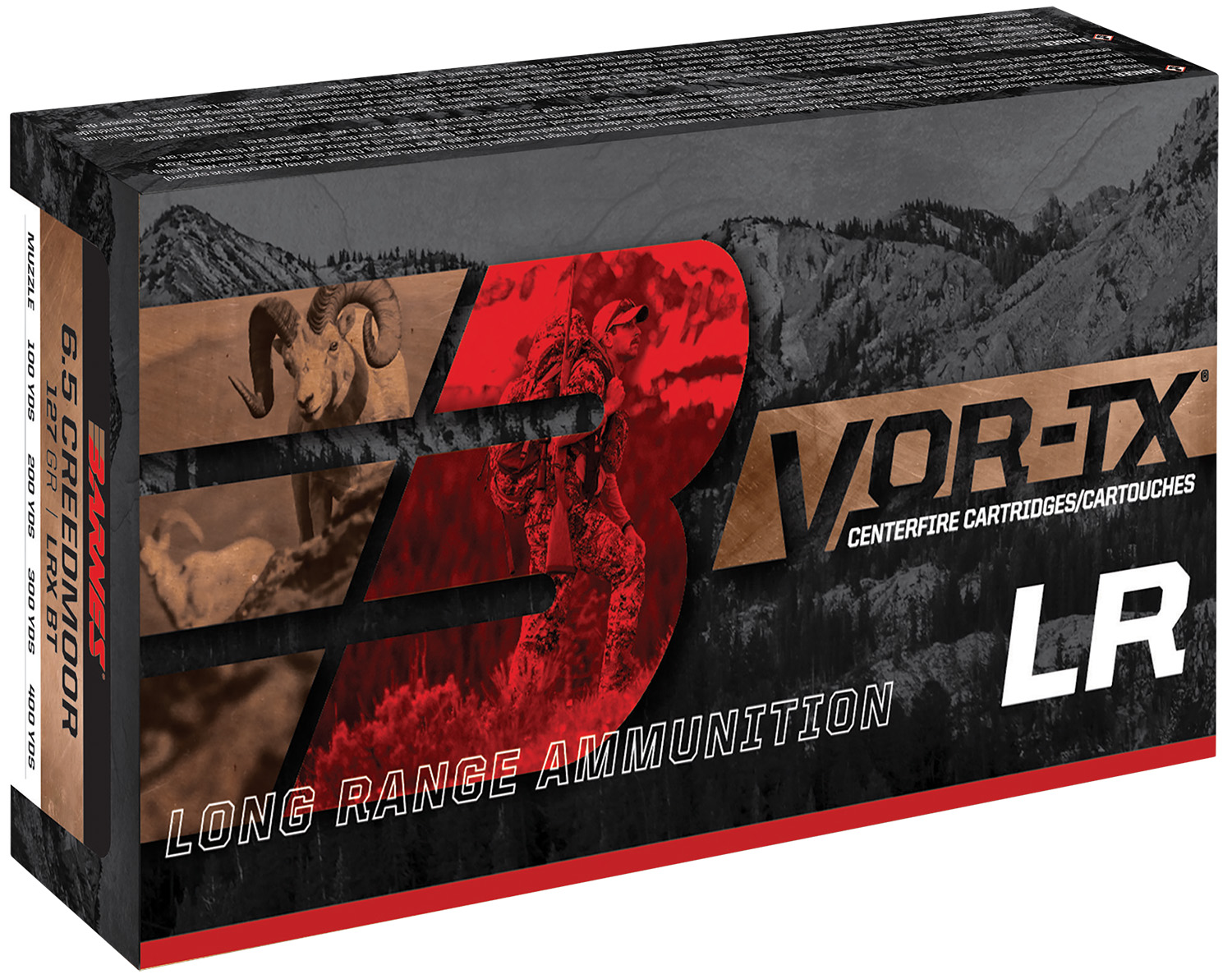 Barnes Bullets VOR-TX Long Range 7mmRUM 145gr, 20-Round Box