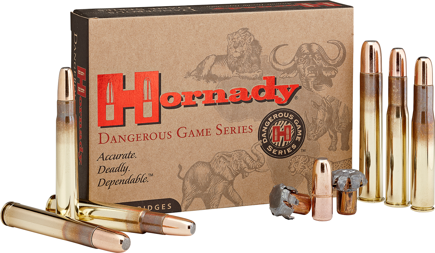 Hornady Dangerous Game 458Lott 500gr, 20-Round Box