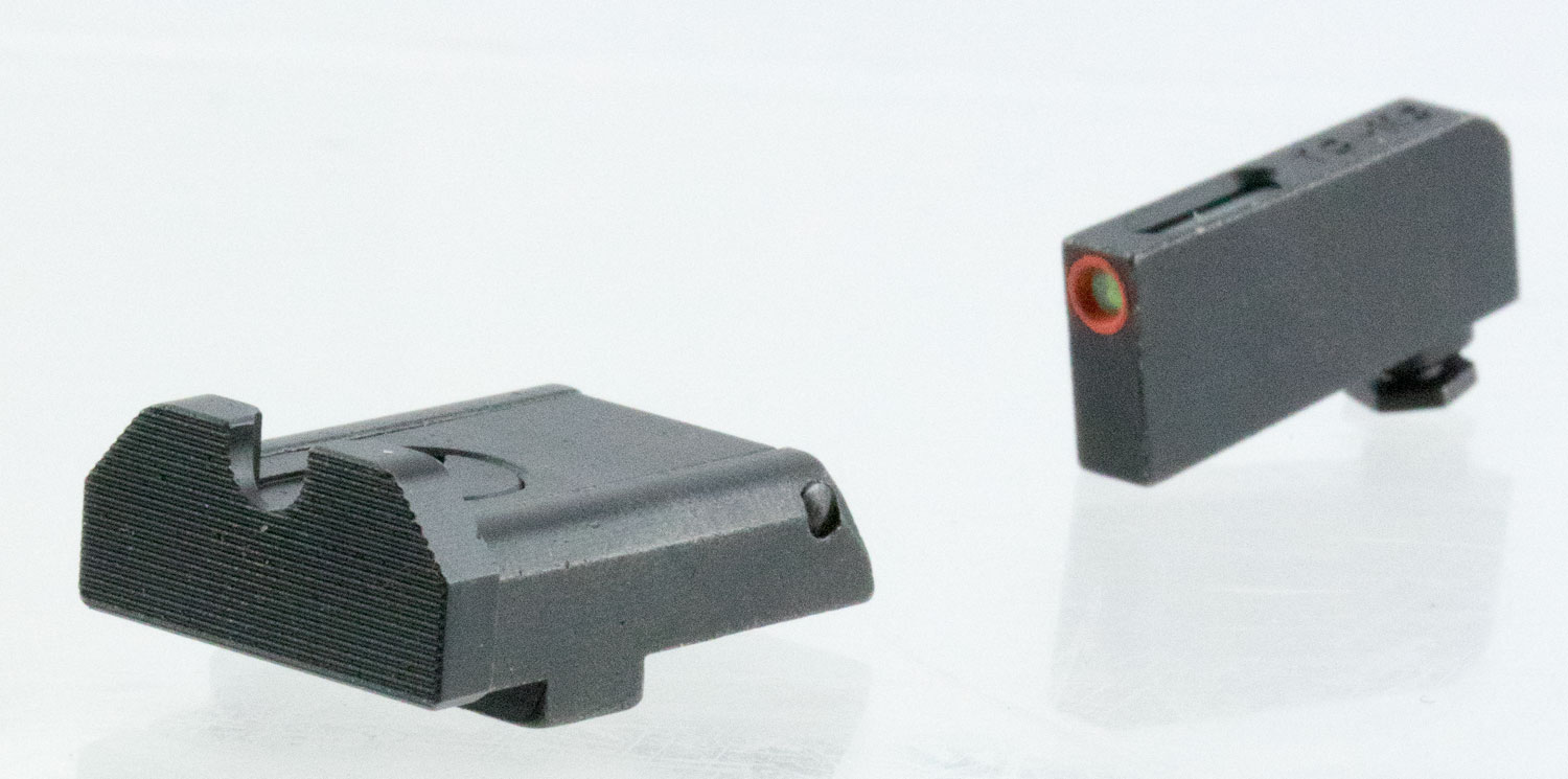 TruGlo TFX Pro Orange Fiber Optic, Tritium Front/ Mount, Black