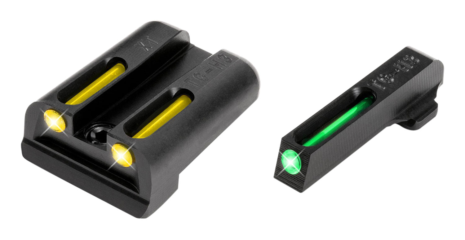 TruGlo TFO Green/Tritium/Fiber Optic Front Sight-Yellow/Tritium/Fiber