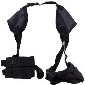 Bulldog WSHD3 Deluxe Shoulder Harness Black Nylon Harness Fits S&W M&P Compact/Taurus Millennium/2.50-3.75" Barrel Ambidextrous