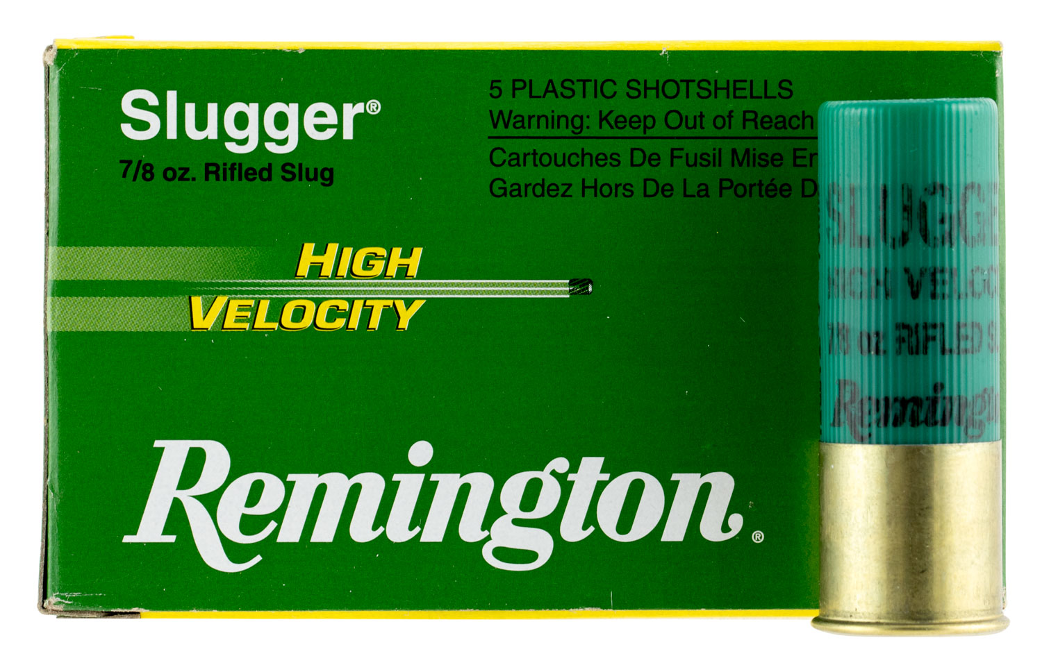 Remington Slugger High Velocity 12 Gauge 3", 5-Round Box
