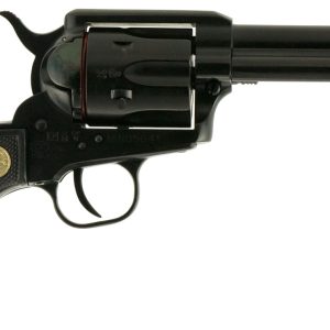 Chiappa Firearms CF340250D SAA 1873 Medium Frame 22 LR/22 WMR 6 Shot, 4.75" Blued Steel Barrel, Cylinder & Frame, Black Plastic Grip, Exposed Hammer