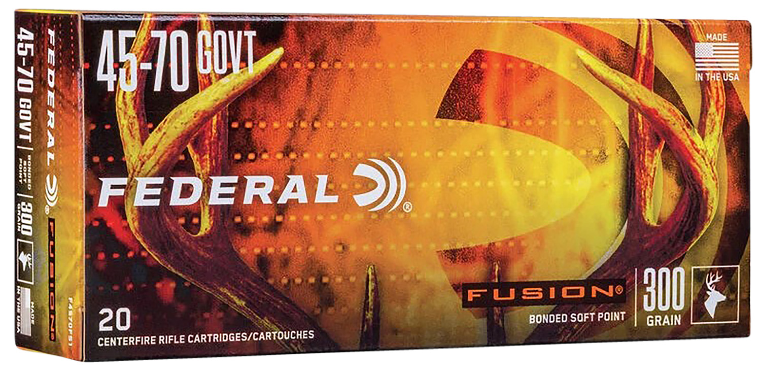Federal Fusion 45-70Gov 300gr SP, 20-Round Box