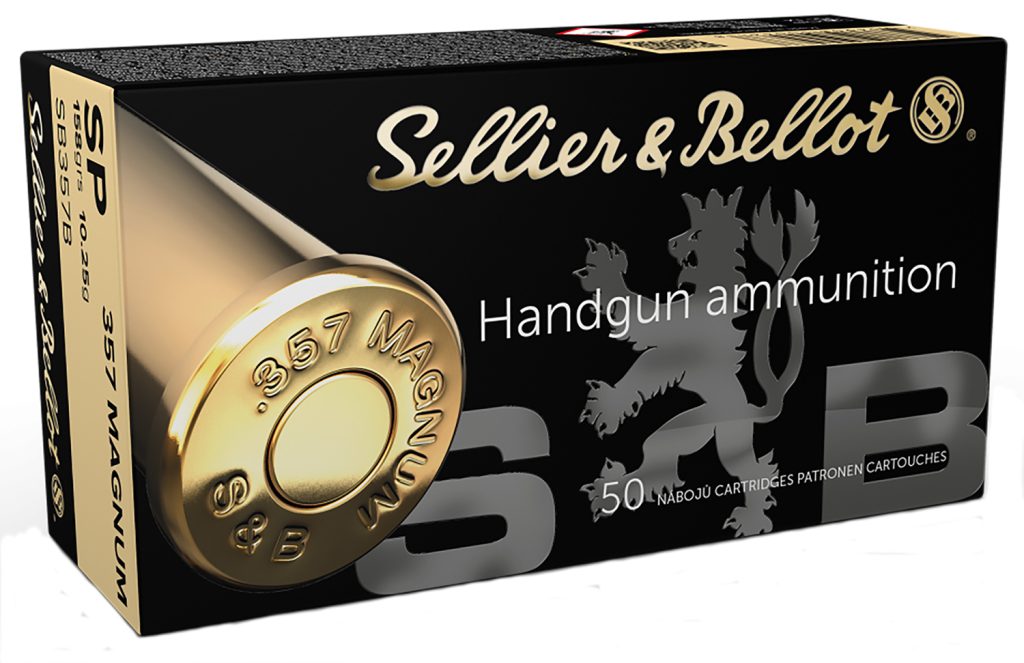 Sellier & Bellot SB357B Handgun  357Mag 158gr Soft Point 50 Per Box/20 Case