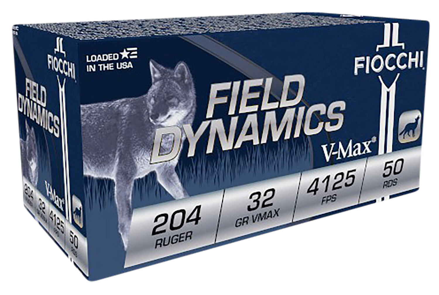 Fiocchi Field Dynamics 204Ruger 32gr, 50-Round Box