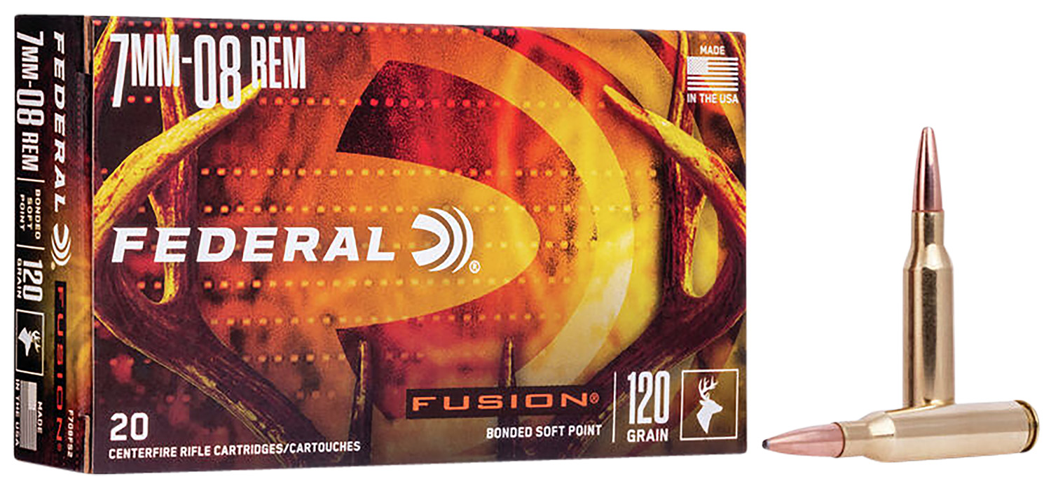 Federal Fusion 7mm 08 Rem 120gr SP, 20-Round Box