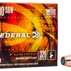 Federal F500FS2 Fusion Handgun 500S&W Mag 325gr Fusion Soft Point 20 Per Box/10 Case