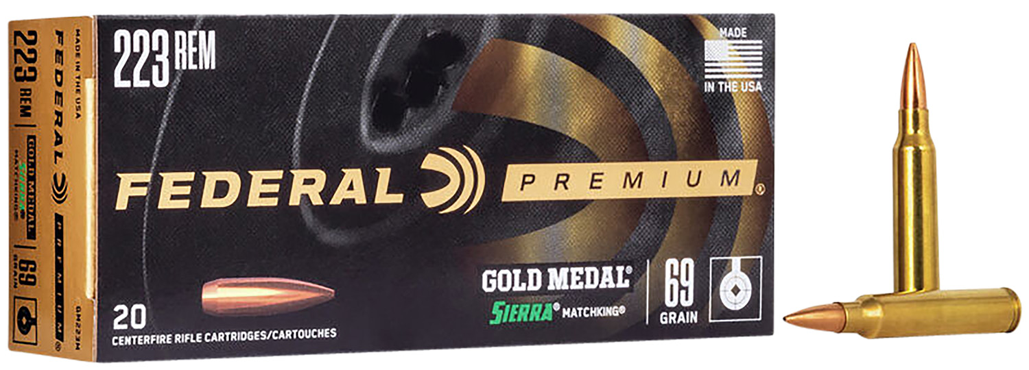 Federal Gold Medal 30-06 Springfield 168gr, 20-Round Box