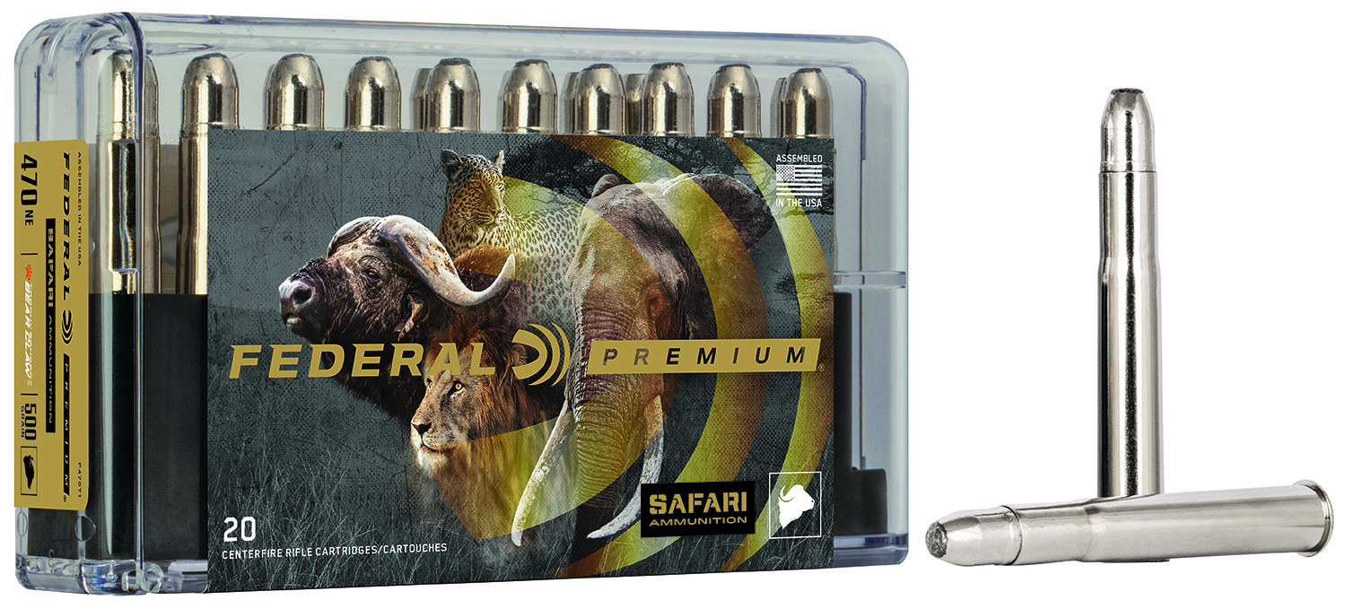 Federal Safari Cape-Shok 470 Nitro Express 500gr, 20-Round Box