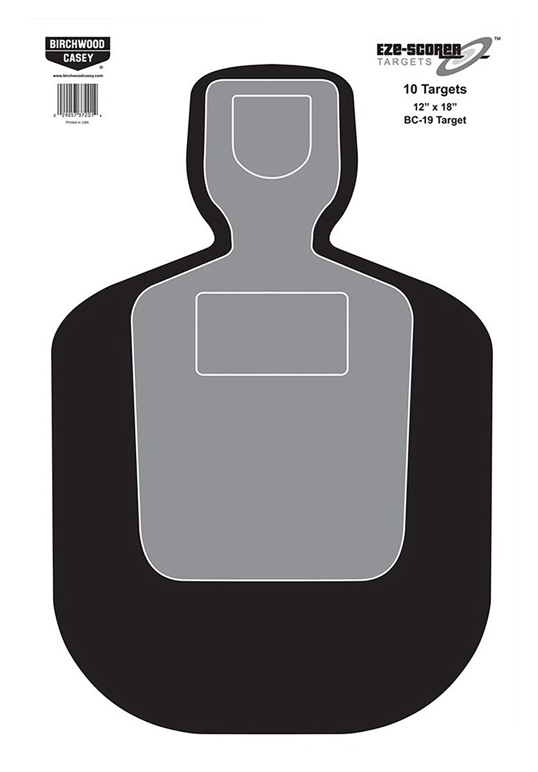 Birchwood Casey EZE-Scorer BC-19 Silhouette Paper Hanging Universal