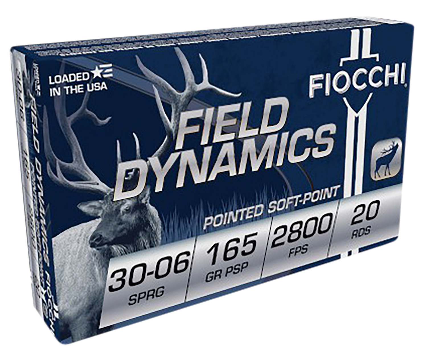 Fiocchi Field Dynamics 30-06 Springfield 165gr PSP, 20-Round Box