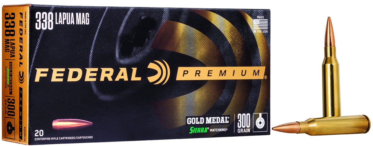 Federal Gold Medal 338LapuaMag 300gr, 20-Round Box