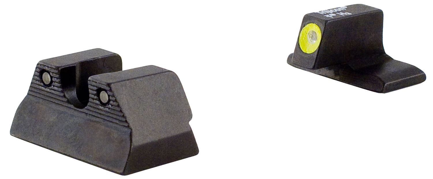 Trijicon HD Night Sights Green/Tritium Yellow Outline Front
