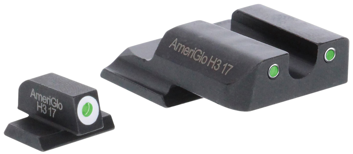 AmeriGlo Classic Tritium Set for Smith & Wesson M&P Shield Night