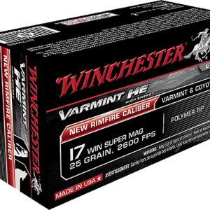 Winchester Varmint HE 17 WSM 25gr Poly Tip, 50-Round Box