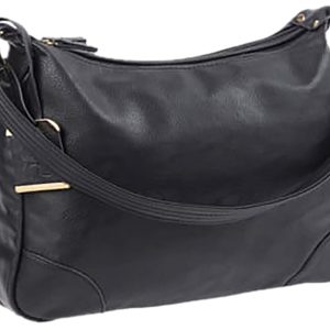 Bulldog BDP010 Hobo Purse w/Holster Black Leather for Most Small Autos & Revolvers Ambidextrous Hand