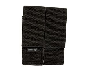 BULLDOG DBL MAG HLDR BLK