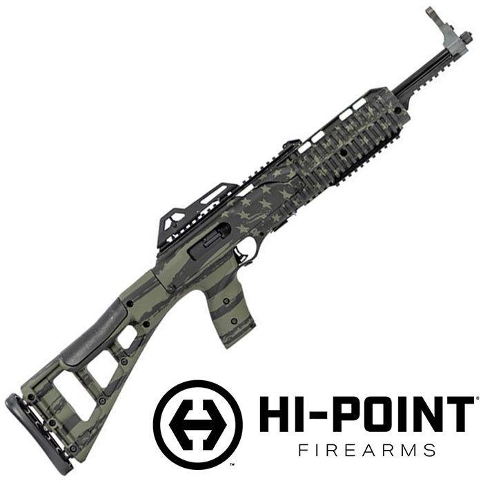 9TS Carbine 9MM 16.5 inch Barrel 10 Round Olive Drab Green Flag Pattern