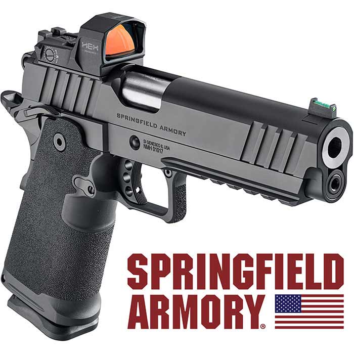 1911 DS Prodigy 9MM 5 inch barrel 20 Round Black with HEX Dragonfly