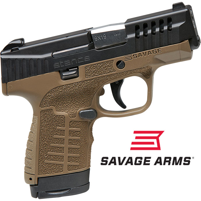 Stance 9MM 3.2 inch barrel 8 Round Black Slide Flat Dark Earth Frame