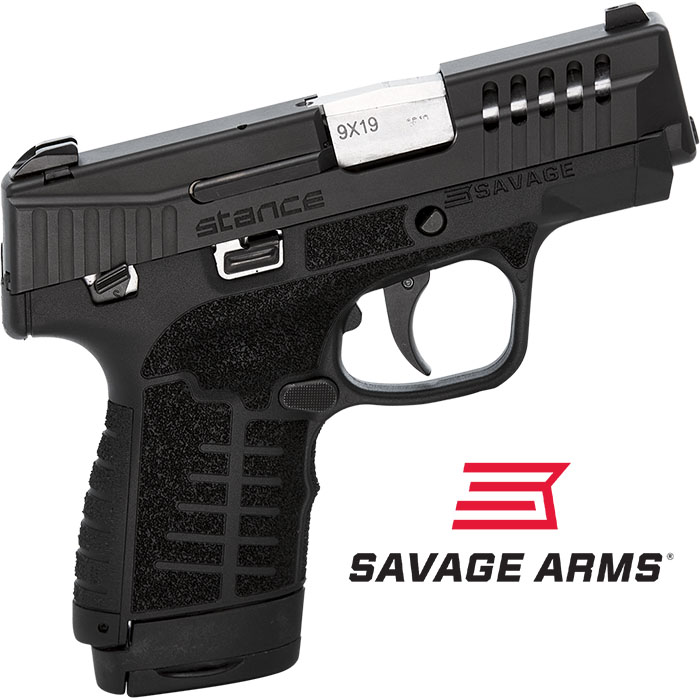 Stance 9MM 3.2 inch barrel 10 Round Black Manual Safety