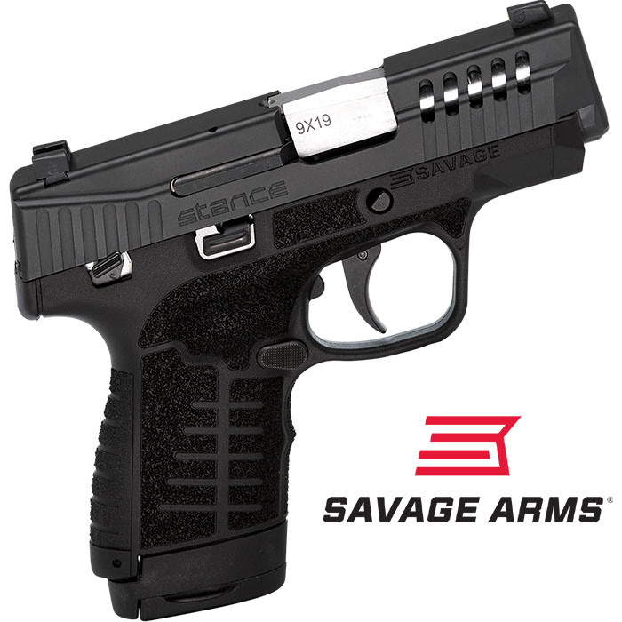 Stance 9MM 3.2 inch barrel 10 Round Black Manual Safety with Night Sights