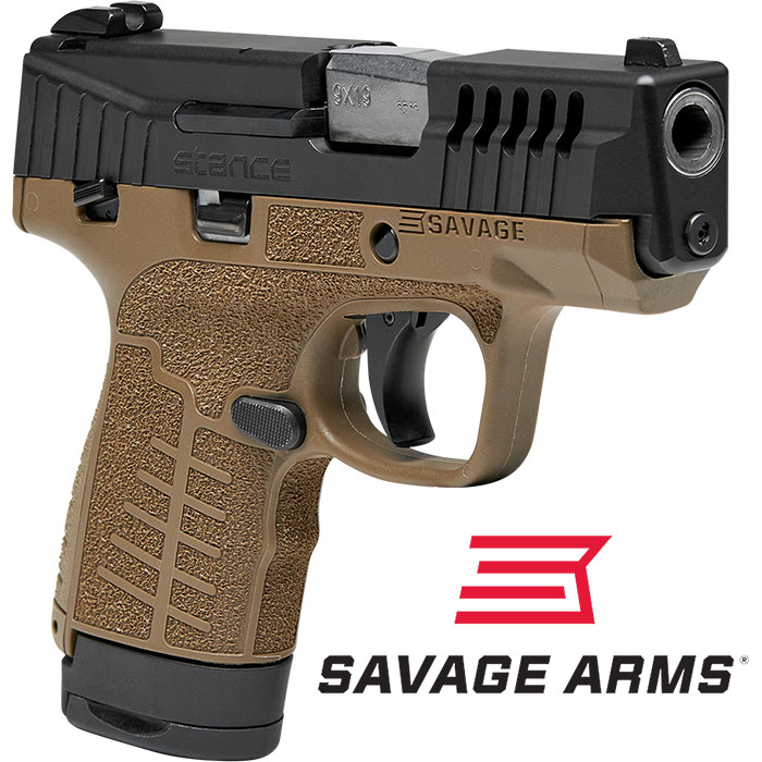 Stance 9MM 3.2 inch barrel 10 Round Black Slide Flat Dark Earth Frame Manual Saf